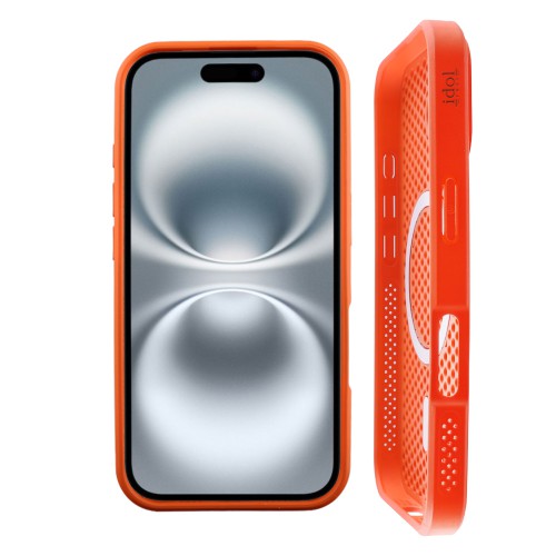 IDOL 1991 MAG AIR TPU ΘΗΚΗ IPHONE 16 6.1in MAGSAFE CAMERA GUARD ORANGE