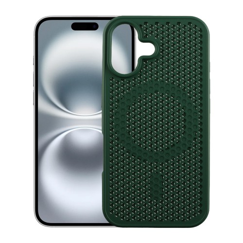 IDOL 1991 MAG AIR TPU ΘΗΚΗ IPHONE 16 PLUS 6.7in MAGSAFE CAMERA GUARD DARK GREEN