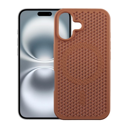 IDOL 1991 MAG AIR TPU ΘΗΚΗ IPHONE 16 PLUS 6.7in MAGSAFE CAMERA GUARD BROWN