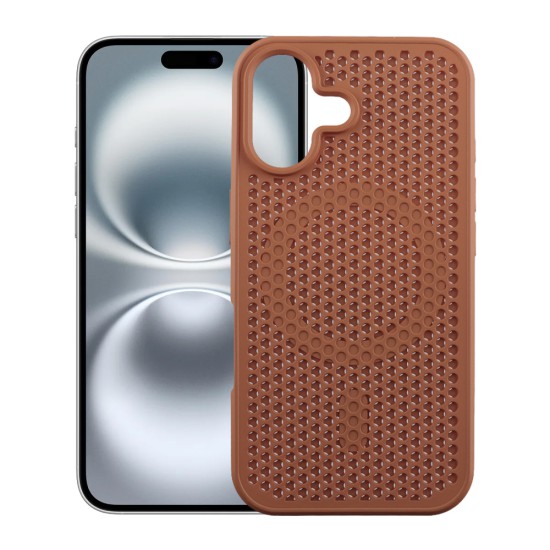 IDOL 1991 MAG AIR TPU ΘΗΚΗ IPHONE 16 PLUS 6.7in MAGSAFE CAMERA GUARD BROWN