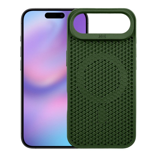 IDOL 1991 MAG AIR TPU ΘΗΚΗ IPHONE 17 AIR 6.5in MAGSAFE CAMERA GUARD DARK GREEN