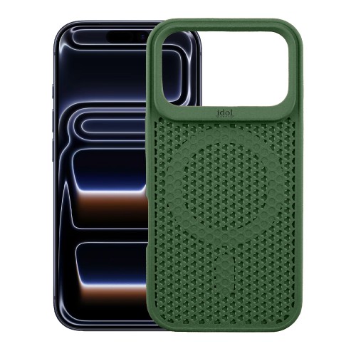 IDOL 1991 MAG AIR TPU ΘΗΚΗ IPHONE 17 PRO 6.3in MAGSAFE CAMERA GUARD DARK GREEN
