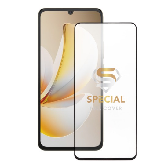 IDOL 1991 SPECIAL TEMPERED GLASS REALME NOTE 70T 6.74in 9H 0.25mm FULL COVER FULL GLUE BLACK