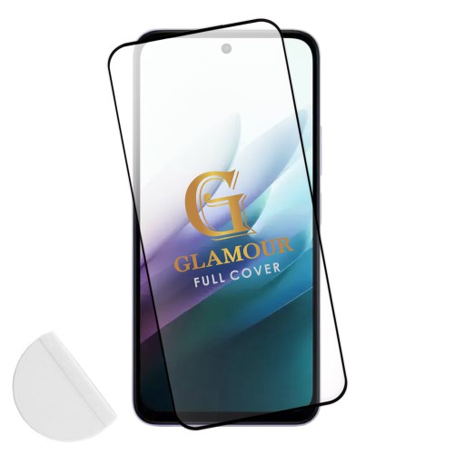 IDOL 1991 GLAMOUR TEMPERED GLASS XIAOMI REDMI NOTE 15 4G 6.9in 9H 0.30mm FULL COVER 3D EDGE GLUE FINGER UNLOCK BLACK