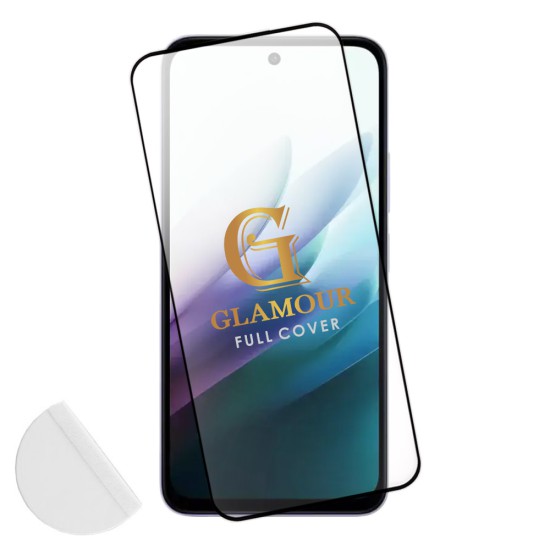 IDOL 1991 GLAMOUR TEMPERED GLASS XIAOMI REDMI NOTE 15 4G 6.9in 9H 0.30mm FULL COVER 3D EDGE GLUE FINGER UNLOCK BLACK