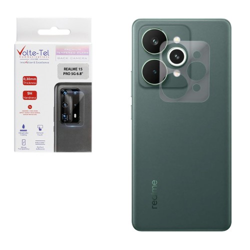 VOLTE-TEL CAMERA TEMPERED GLASS REALME 15 PRO 5G 6.8in 9H 0.30mm