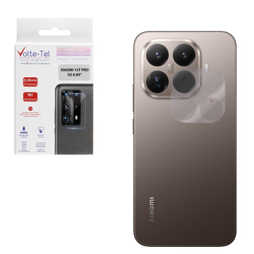 VOLTE-TEL CAMERA TEMPERED GLASS XIAOMI 15T PRO 5G 6.83in 9H 0.30mm