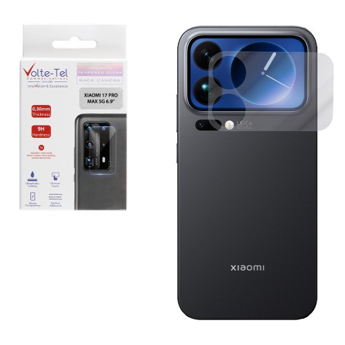 VOLTE-TEL CAMERA TEMPERED GLASS XIAOMI 17 PRO MAX 5G 6.9in 9H 0.30mm