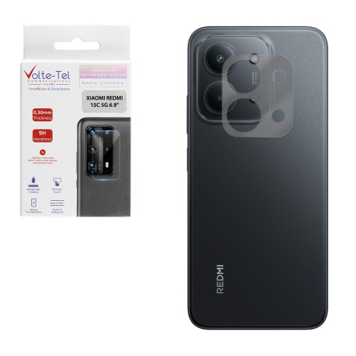 VOLTE-TEL CAMERA TEMPERED GLASS XIAOMI REDMI 15C 5G 6.9in 9H 0.30mm