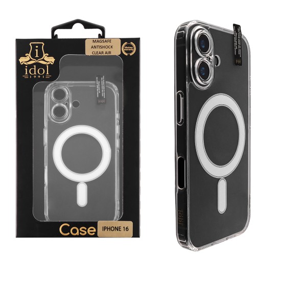 IDOL 1991 MAGSAFE ANTISHOCK CLEAR AIR TPU1 ΘΗΚΗ IPHONE 17 6.3" BACK COVER  FULL CAMERA PROTECTION ΔΙΑΦΑΝΗ