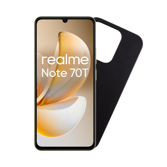 VOLTE-TEL SILICON TPU ΘΗΚΗ REALME NOTE 70T 6.74in  CAMERA GUARD BLACK