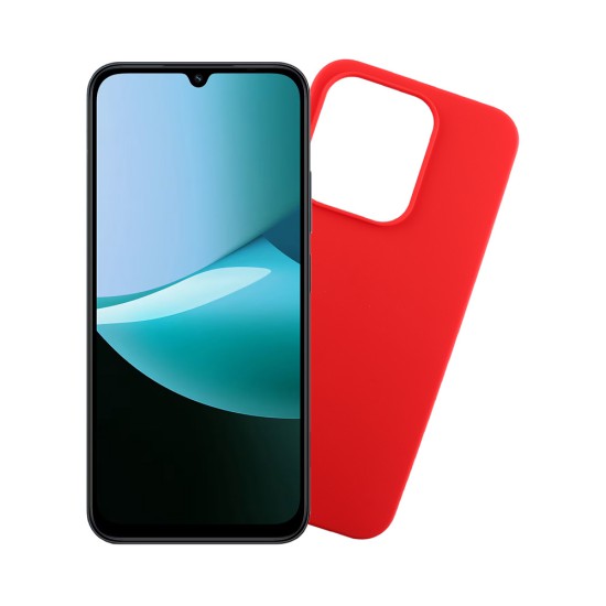 VOLTE-TEL SILICON TPU ΘΗΚΗ XIAOMI REDMI 15C 5G 6.9in  CAMERA GUARD RED