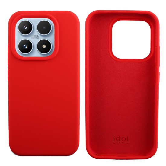 IDOL 1991 VELVET ELITE TPU ΘΗΚΗ XIAOMI 17 5G 6.3in  4 SIDE FULL CAMERA PROTECTION RED