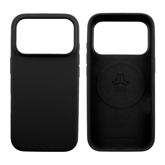 IDOL 1991 ΘΗΚΗ IPHONE 17 PRO 6.3" VELVET MAGSAFE TPU CAMERA GUARD BLACK