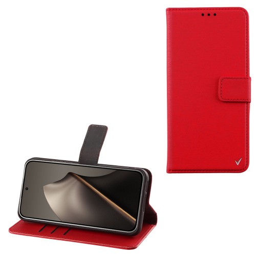VOLTE-TEL ALLURE ΘΗΚΗ XIAOMI 15T 5G 6.83in  MAGNET BOOK STAND CLIP RED