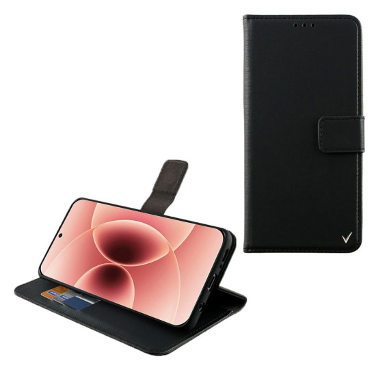 VOLTE-TEL ALLURE ΘΗΚΗ XIAOMI 17 5G 6.3in  MAGNET BOOK STAND CLIP BLACK