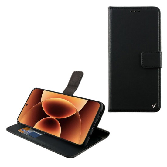 VOLTE-TEL ALLURE ΘΗΚΗ XIAOMI 17 PRO 5G 6.3in  MAGNET BOOK STAND CLIP BLACK