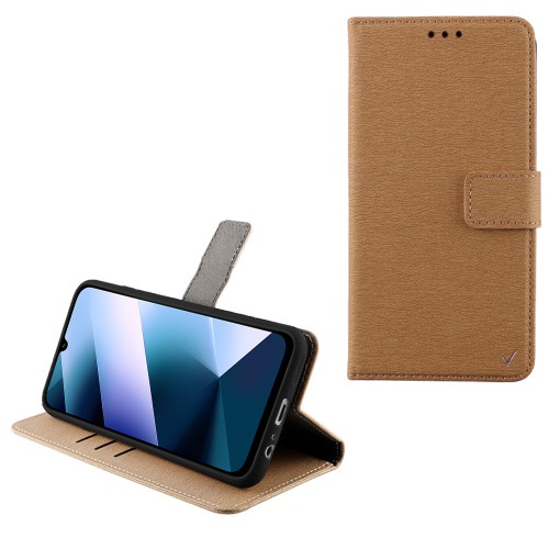 VOLTE-TEL ALLURE ΘΗΚΗ XIAOMI POCO C85 4G/ REDMI 15C 4G 6.9in  MAGNET BOOK STAND CLIP GOLD