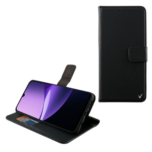 VOLTE-TEL ALLURE ΘΗΚΗ XIAOMI REDMI 15C 5G 6.9in  MAGNET BOOK STAND CLIP BLACK