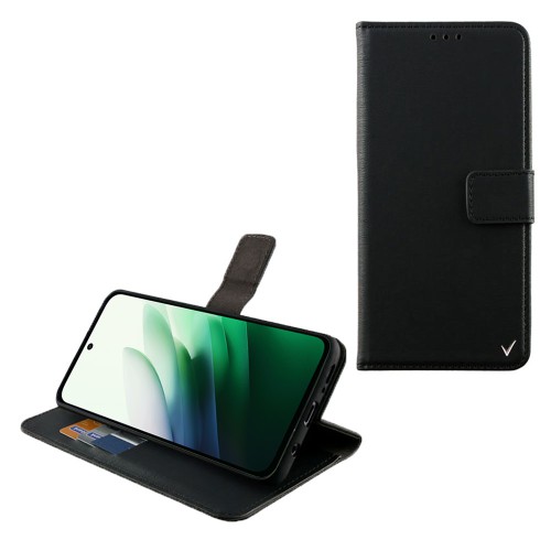 VOLTE-TEL ALLURE ΘΗΚΗ XIAOMI REDMI 15 5G 6.9in  MAGNET BOOK STAND CLIP BLACK