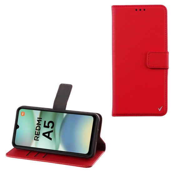 VOLTE-TEL ALLURE ΘΗΚΗ XIAOMI REDMI A5 4G 6.88in  MAGNET BOOK STAND CLIP RED