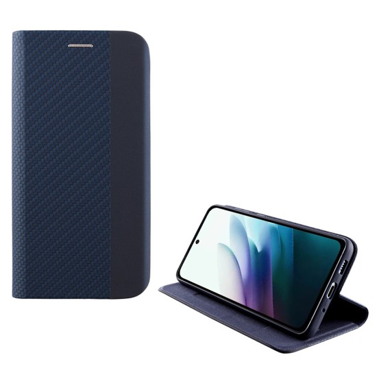 IDOL 1991 ELITE ΘΗΚΗ XIAOMI REDMI 15 5G 6.9in ANTI-RFID BOOK STAND BLUE