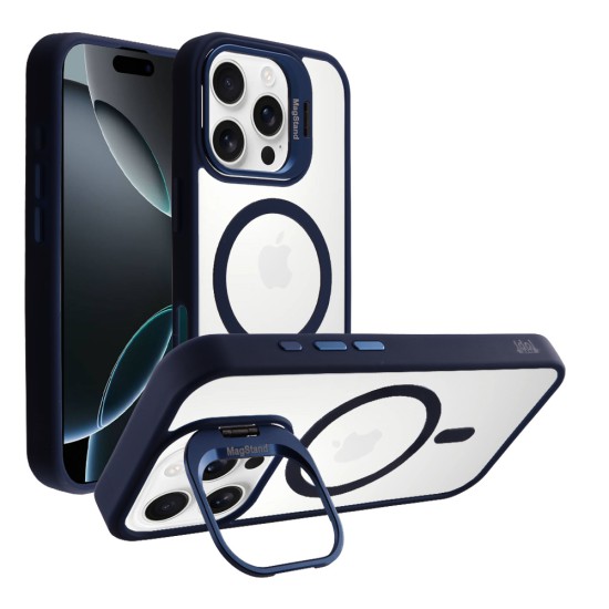 IDOL 1991 MAGSTAND CLEAR TPU ΘΗΚΗ IPHONE 16 PRO MAX 6.9in  HYPER MAGSAFE CAMERA GUARD BLUE