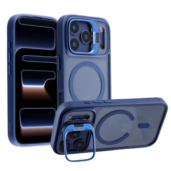 IDOL 1991 MAGSTAND CLEAR TPU ΘΗΚΗ IPHONE 17 PRO MAX 6.9in  HYPER MAGSAFE CAMERA GUARD BLUE