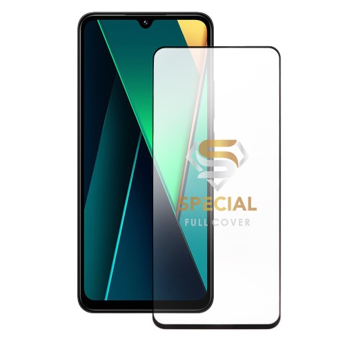 IDOL 1991 SPECIAL TEMPERED GLASS XIAOMI POCO C75/REDMI 14C 4G/REDMI A4/POCO M7 6.88in 9H 0.25mm FULL COVER FULL GLUE BLACK