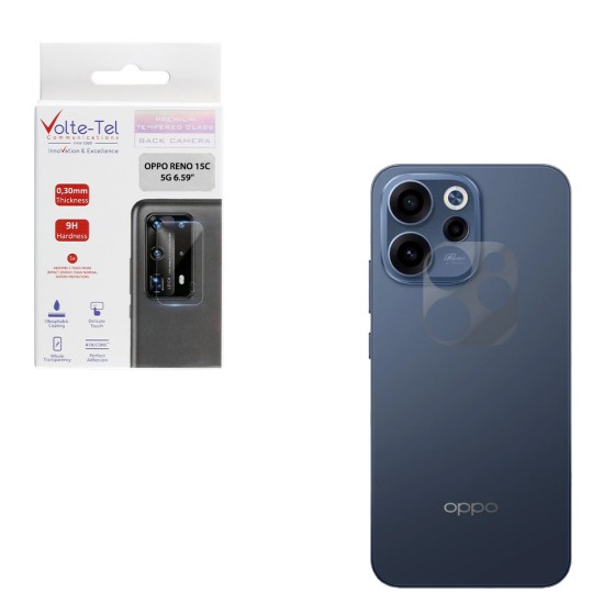 VOLTE-TEL CAMERA TEMPERED GLASS OPPO RENO 15C 5G 6.59in 9H 0.30mm