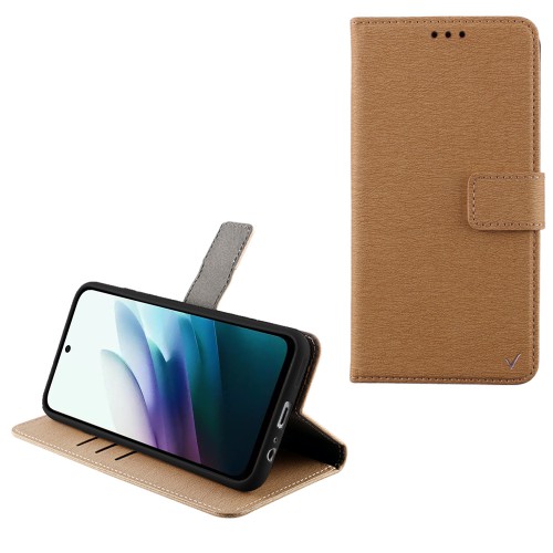 VOLTE-TEL ALLURE ΘΗΚΗ XIAOMI REDMI 15 4G GLOBAL VERSION 6.9in MAGNET BOOK STAND CLIP GOLD