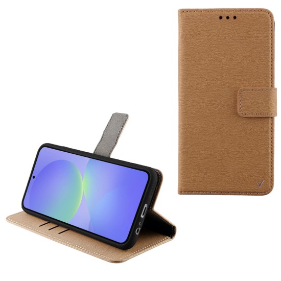 VOLTE-TEL ALLURE ΘΗΚΗ SAMSUNG A37 5G 6.7in MAGNET BOOK STAND CLIP GOLD