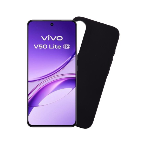 VOLTE-TEL SILICON TPU ΘΗΚΗ VIVO V50 LITE 5G 6.77in CAMERA GUARD BLACK
