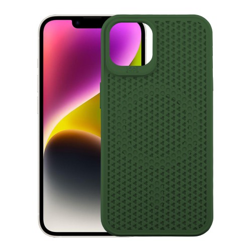 IDOL 1991 MAG AIR TPU ΘΗΚΗ IPHONE 14 6.1in MAGSAFE CAMERA GUARD DARK GREEN