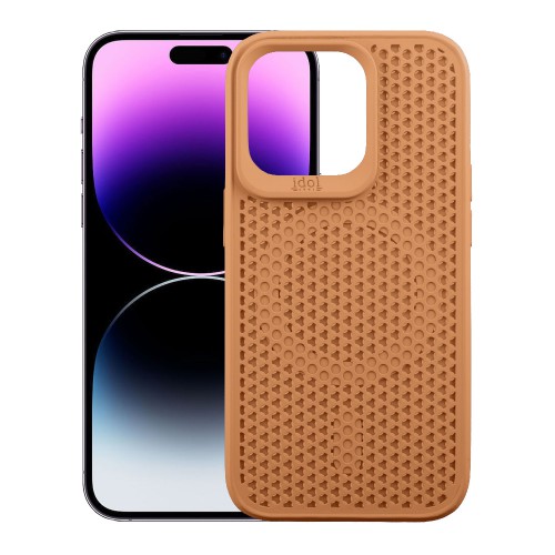 IDOL 1991 MAG AIR TPU ΘΗΚΗ IPHONE 14 PRO 6.1in MAGSAFE CAMERA GUARD BROWN