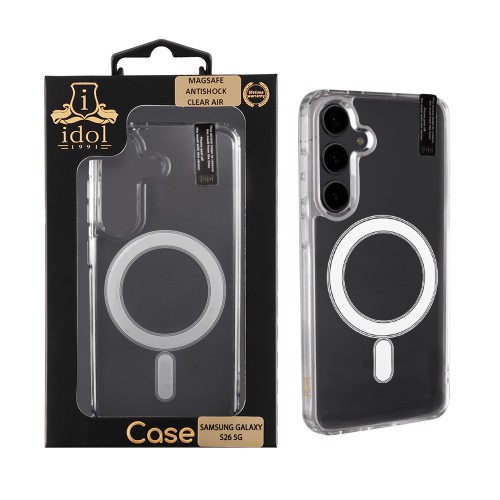 IDOL 1991 MAGSAFE ANTISHOCK CLEAR AIR TPU1 ΘΗΚΗ SAMSUNG GALAXY S26 5G 6.3in BACK COVER CAMERA GUARD ΔΙΑΦΑΝΗ