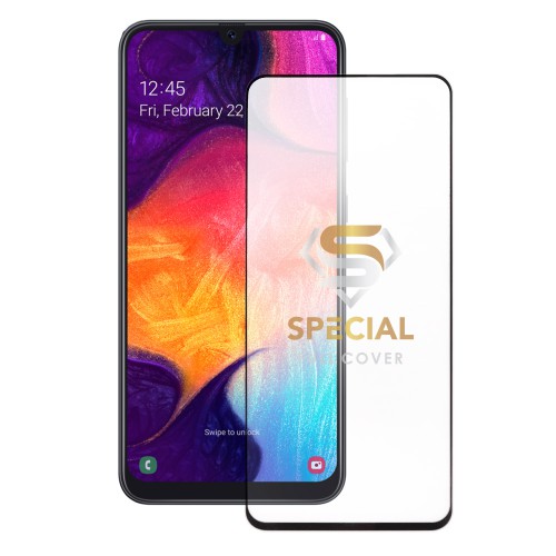 IDOL 1991 SPECIAL TEMPERED GLASS SAMSUNG A50 2019 A505 6.4(in) 9H 0.25mm FULL COVER FULL GLUE BLACK