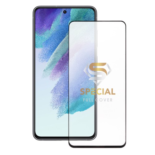 IDOL 1991 SPECIAL TEMPERED GLASS SAMSUNG S21 FE 5G G990 6.41 9H 0.25mm FULL COVER FULL GLUE BLACK
