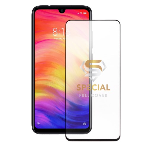 IDOL 1991 SPECIAL TEMPERED GLASS XIAOMI REDMI NOTE 7/REDMI NOTE 7 PRO 6.3in 9H 0.25mm FULL COVER FULL GLUE BLACK