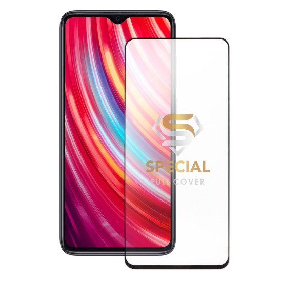 IDOL 1991 SPECIAL TEMPERED GLASS XIAOMI REDMI NOTE 8 PRO 6.53in 9H 0.25mm FULL COVER FULL GLUE BLACK
