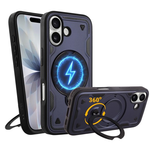 IDOL 1991 ARMOR TPU ΘΗΚΗ IPHONE 17 6.3in HYPER MAGSAFE STAND CAMERA GUARD BLUE