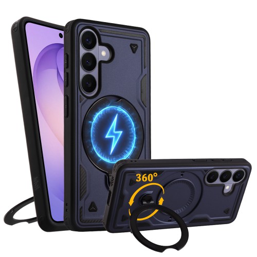 IDOL 1991 ARMOR TPU ΘΗΚΗ SAMSUNG S26 5G S942 6.3in HYPER MAGSAFE STAND CAMERA GUARD BLUE