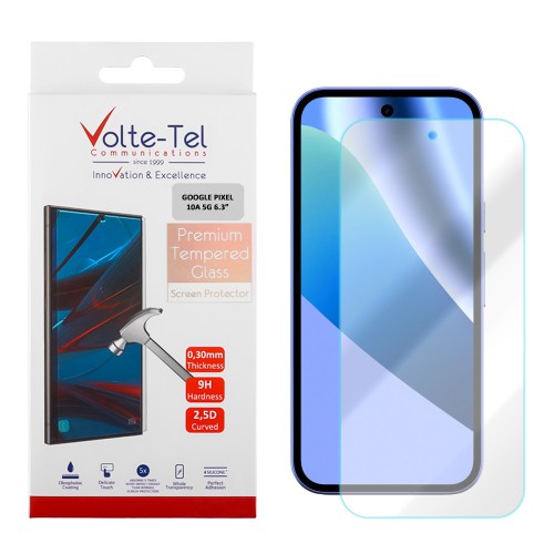VOLTE-TEL TEMPERED GLASS GOOGLE PIXEL 10A 5G 6.3in 9H 0.30mm 2.5D FULL GLUE