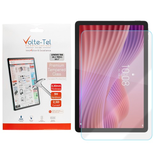 VOLTE-TEL TEMPERED GLASS LENOVO TAB 10.1 TB311 10.1in 9H 0.30mm 2.5D FULL GLUE