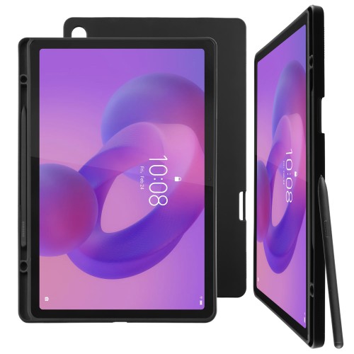VOLTE-TEL MATTE SILICON ΘΗΚΗ LENOVO IDEA TAB TB336 11in ΜΕ ΥΠΟΔΟΧΗ ΓΙΑ ΠΕΝΑΚΙ ΓΡΑΦΗΣ CAMERA GUARD BLACK