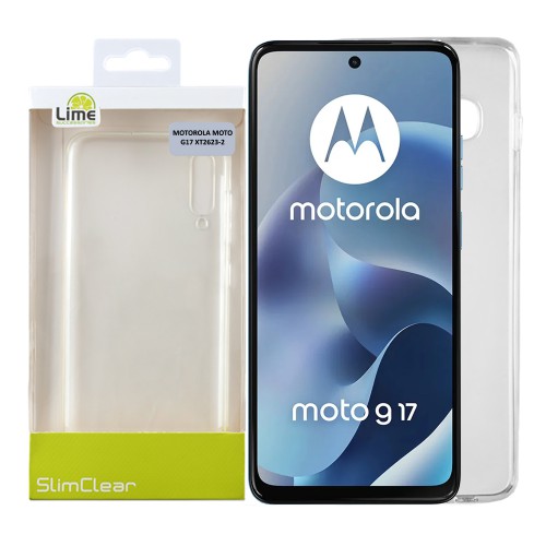 LIME SLIMCLEAR TPU ΘΗΚΗ MOTOROLA MOTO G17 XT2623-2 6.72in CAMERA GUARD ΔΙΑΦΑΝΗ