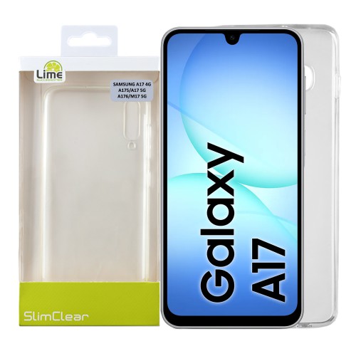 LIME SLIMCLEAR TPU ΘΗΚΗ SAMSUNG A17 4G A175/A17 5G A176/M17 5G M176 6.7in CAMERA GUARD ΔΙΑΦΑΝΗ