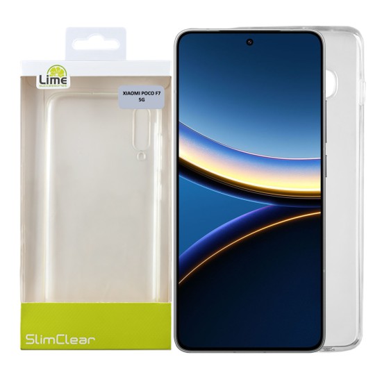 LIME SLIMCLEAR TPU ΘΗΚΗ XIAOMI POCO F7 5G 6.83in CAMERA GUARD ΔΙΑΦΑΝΗ