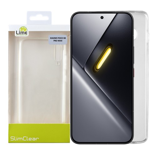 LIME SLIMCLEAR TPU ΘΗΚΗ XIAOMI POCO X8 PRO MAX 6.83in FULL CAMERA PROTECTION ΔΙΑΦΑΝΗ