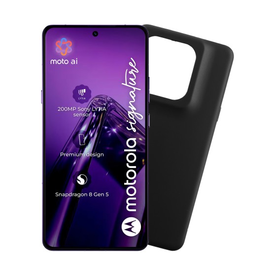 VOLTE-TEL SILICON TPU ΘΗΚΗ MOTOROLA SIGNATURE 5G 6.8in  CAMERA GUARD BLACK